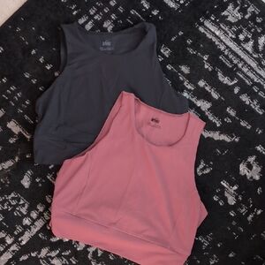 REI Cropped Bra Tops